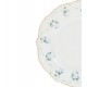 Prato Avulso para Sobremesa 21 cm Royal Romantic em New Bone China com Filete de Ouro